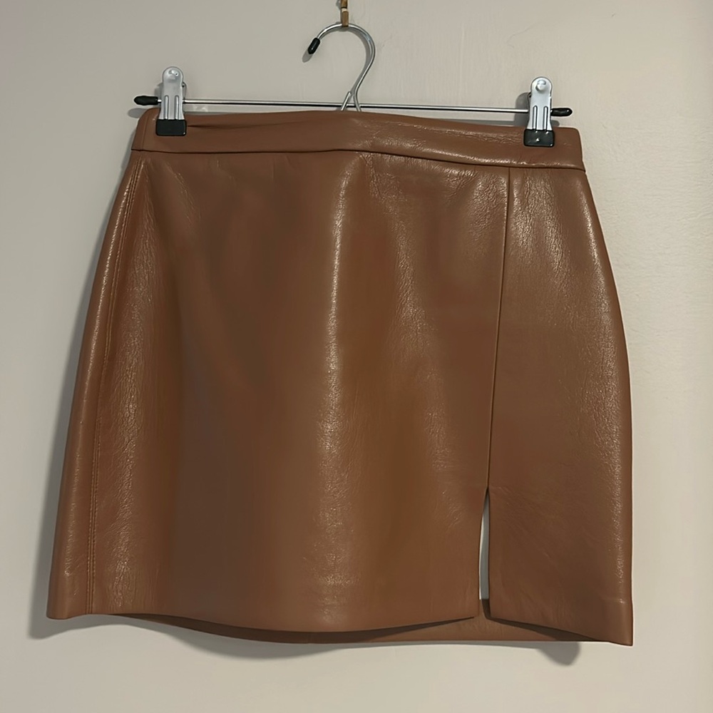 Aritzia Leather Skirt